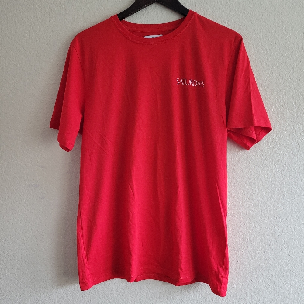 SATURDAYS New York City graphic tee size Large